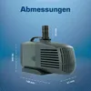 ECO Salz-Wasserpumpe – 2.000 L/H, 35 Watt, 10m Kabel, 2,4m Produktbild-Vorschau 5
