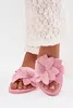 Damen flache Sandalen mit dekorativen Blumen Rosa Elzoria Produktbild-Vorschau 5