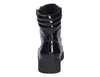 A back view of a black patent leather boot. Anteprima dell’immagine prodotto