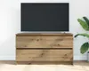 vidaXL TV-Schrank Artisan-Eiche 100x35x54 cm Holzwerkstoff Produktbild-Vorschau 3