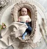 Babynestchen Babynest Kuschelnest Velvet Beige Produktbild-Vorschau 1