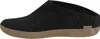 A single black slipper on a white background. Produktbild-Vorschau