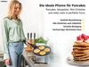 endusor Pancake Pfanne für Induktion mit Antihaftbeschichtung zum Braten von Pancakes, Spiegeleiern, Produktbild-Vorschau