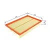 Luftfilter BOSCH F 026 400 180 für VW Golf V Schrägheck Produktbild-Vorschau 5