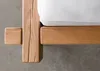 MASSIVMOEBEL24 Balkenbett Zerreiche 140x200 natur geölt Produktbild-Vorschau 6