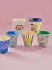 Sada 6 melaminových hrnků na rýži - Funky Prints 160 ml Náhled obrázku produktu 2