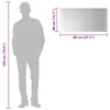 vidaXL LED-Badezimmerspiegel Transparent 80 x 40 cm Produktbild-Vorschau 5