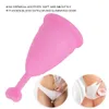 2Pcs Silikonový menstruační pohár Ženy Ženský hygienický Náhled obrázku produktu 6