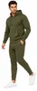 Herren Jogginganzug einfarbig 100% BW 586 Oliv M Produktbild-Vorschau 5