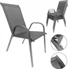 Zestaw Mebli Ogrodowych Balkon Taras Stół 150X80 +6X Podgląd zdjęcia produktu 4