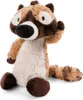 A plush toy raccoon sitting on a white background. Podgląd zdjęcia produktu