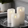 Star Trading LED-Kerze Twinkel Wachs 7,5x7,5x10cm weiß, Produktbild-Vorschau 7