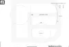 Technical drawing and dimensions of a round mirror with a magnifying feature. Produktbild-Vorschau