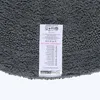 HOMESCAPES Runde Battematte grau 80 cm aus 100% Baumwolle Produktbild-Vorschau 3