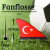 Fanflosse Türkei Flosse Fahne fürs Auto - Perfektes Zubehör Produktbild-Vorschau 4