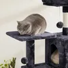 FEANDREA Kratzbaum, 143 cm, Katzenbaum mit Hängematte, Produktbild-Vorschau 7