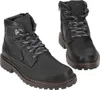 A pair of black leather boots. Produktbild-Vorschau