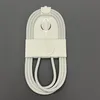 A white charging cable is neatly coiled and presented on a gray background. Produktbild-Vorschau