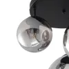 Lindby Deckenleuchte Teeja, rauch, 3-flg., Ø47cm, Glas, E27 Produktbild-Vorschau 5