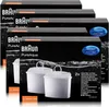 A stack of Braun PureAqua water filter cartridges in their packaging. Produktbild-Vorschau
