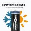 A battery is shown between a snowflake and a sun symbol, with text indicating guaranteed performance in extreme temperatures. Náhled obrázku produktu