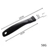 A black and silver grill handle with measurement indicators. Voir les images du produit