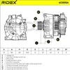 RIDEX 4G0054 Lichtmaschine Generator LiMa 90A 12V passend Produktbild-Vorschau 5