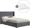 Juskys Polsterbett Savona 120x200 cm mit Matratze - Bett Produktbild-Vorschau 1