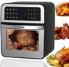 Collage of an air fryer, roasted chicken, and french fries. Produktbild-Vorschau