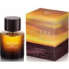 A perfume bottle and its box are displayed side-by-side. Voir les images du produit