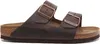 A side view of a brown Birkenstock Arizona sandal. Produktbild-Vorschau