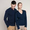 Kariban T-shirt Homme Slim Fit manches longues col V RW708 Voir les images du produit 2