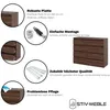 Collage of product features and details for a piece of furniture, with text and product shots. Produktbild-Vorschau