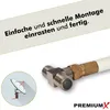 PremiumX 20x T-Verteiler 3x F-Buchse Splitter Verbinder für Produktbild-Vorschau 3