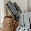 Idohome - Ausklappbarer Sessel mit Fußhocker LILA Produktbild-Vorschau 2