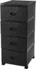 Deco4Home Komoda Plastikowa | 4 Szuflady | 38x45x90 cm | Podgląd zdjęcia produktu 7