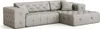 Ecksofa Designersofa CHANTAL in Stoff Opera Velvet Schwarz Produktbild-Vorschau 4