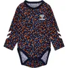 hummel hmlCONFETTI langarm Baby-Body 1009 - black iris 56 Produktbild-Vorschau 1