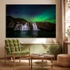 MuchoWow® Poster Nordlicht - Wasserfall - Island - Natur Produktbild-Vorschau 3