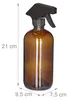 Relaxdays Sprühflasche Glas, 4er Set, 500 ml, Nebel & Produktbild-Vorschau 8