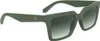 Stilvolle Damen-Sonnenbrille in Grün mit Bio-Rahmen und Produktbild-Vorschau 3