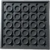 A dark gray LEGO baseplate with 25 circular indentations arranged in a 5x5 grid. Náhľad obrázku produktu