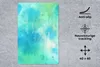 MuchoWow® Mauspad Mousepad Aquarell - Grün - Blau - Weiß Produktbild-Vorschau 2