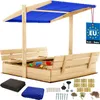 KOTARBAU® Bac à Sable Enfant Extérieur Bois de Pin 120 x Voir les images du produit 1