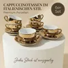 MUVELL 6er Cappuccino / Kaffee-Set "FLORENZ" inkl. Tasse Produktbild-Vorschau 2