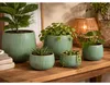 Mica Decorations Pflanzentopf - Keramik - weis glanzend / Produktbild-Vorschau 7