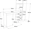 Schreibtisch mit integriertem Schrank ’Varhalo’ 120 x 153 x Produktbild-Vorschau 6
