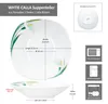 6x White Calla Suppenteller Porzellan 6 Personen floral Produktbild-Vorschau 6