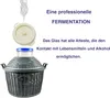 10L Weinballon mit weitem Hals Glasballon Weithalsballon Produktbild-Vorschau 2
