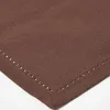 HOMESCAPES Stoffservietten aus Baumwolle, 4er-Set, braun Produktbild-Vorschau 4
